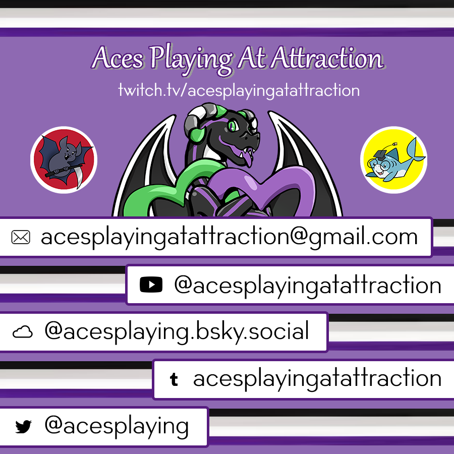 acesplaying's tweet image. Well, that's a wrap on #AceWeek2023, but hey, we're still ace and we're still here all the rest of the year, too 💜

Here's where to find us, on Twitch and everywhere else!