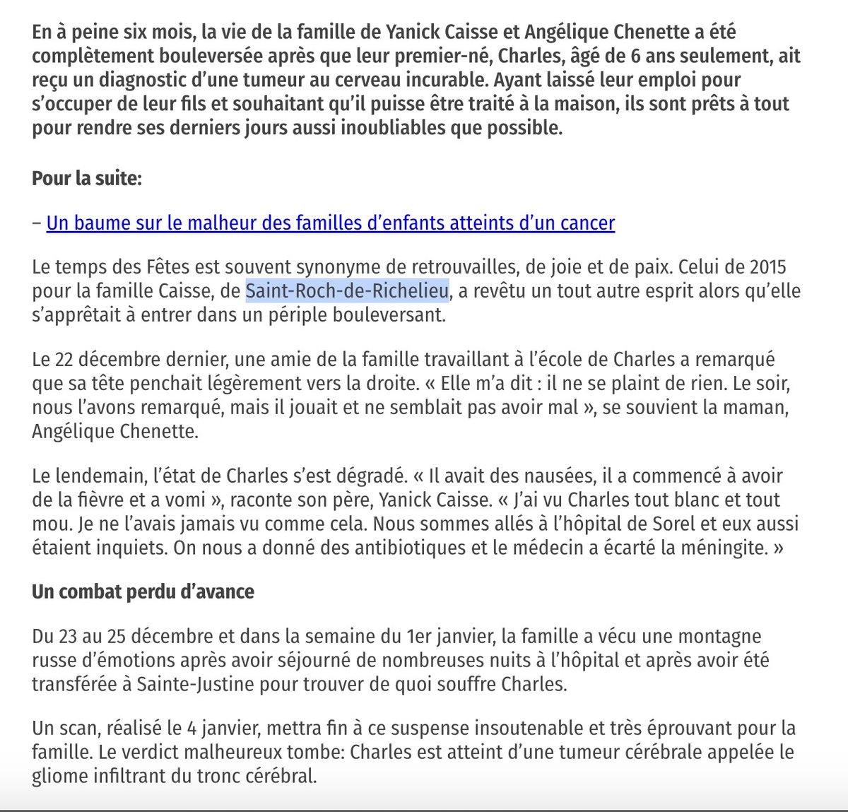 KGoupil2's tweet image. Saint-Roch-de-Richelieu: 2500 habitants et une grande sablière.

Il y a souvent une carrière de sable à côté des cas de gliome infiltrant du tronc cérébral.

#GITC #DIPG #DMG #BrainTumor #Cancer