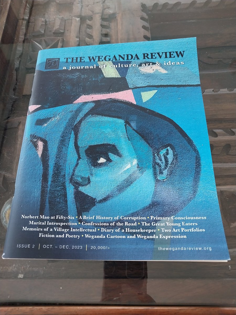 Congratulations @Roduza @WegandaReview on the second edition of your journal! You are stepping in to fill the gap in our cultural space. If you are looking for some wind down reading, this journal is a #1 recommendation. I've a short story: Waiting in the Frangipani Tree in it.