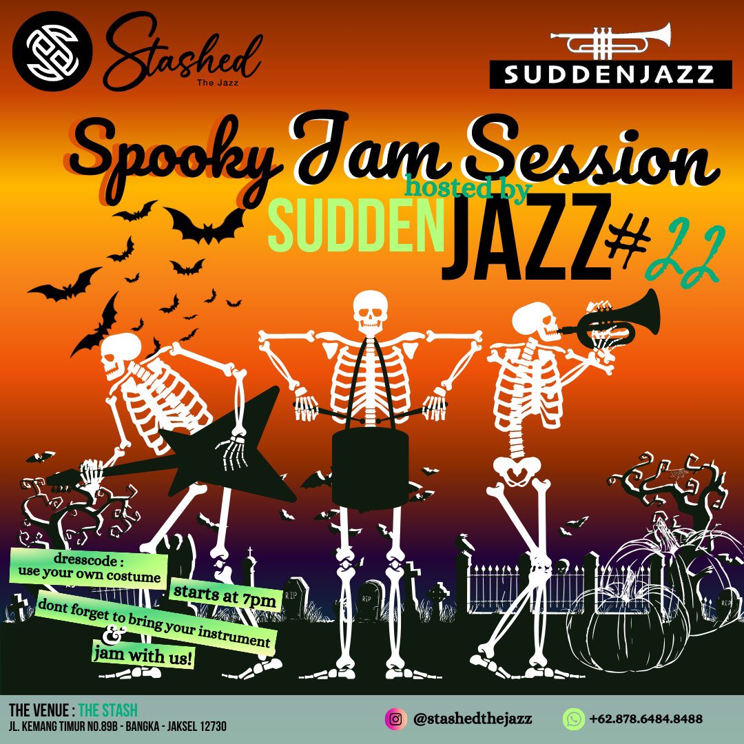 Dijamin nada-nadanya jadi ikut serem juga! dan ada hadiah buat kostume paling “keren” jadi jangan lewatkan ya…