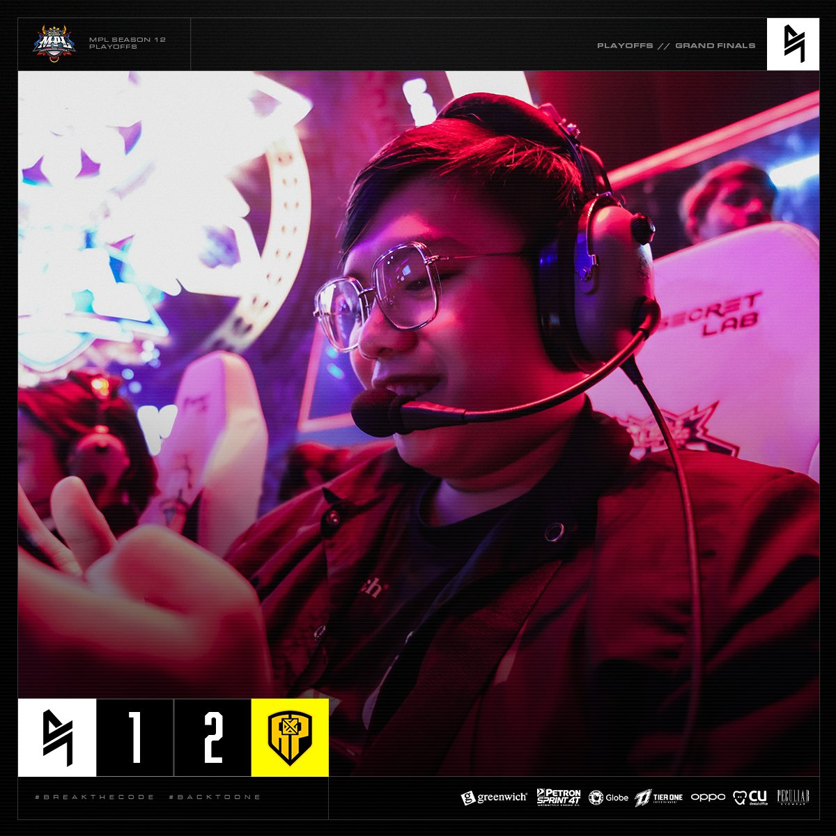 BLACKLISTINTL's tweet photo. One game at a time.

We’re on the board!

#BackToOne | #MPLPH https://t.co/AcRTHE0DzG