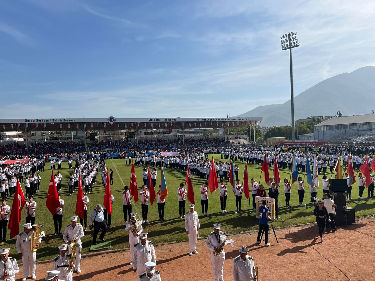 29 Ekim Cumhuriyet Bayramı’nın 100. yıl dönümü münasebetiyle Kutlama Programı Kaymakamımız Sayın İsmail Hakkı ERTAŞ’ın katılımlarıyla gerçekleştirildi. 

<a href="/IHErtas/">İsmail Hakkı ERTAŞ</a> 
#TürkiyeYüzyılı
#Türkiyemizin100YılıKutluOlsun
#CUMHURİYETİMİZ100Yaşında