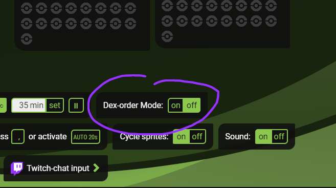 AdeptCharon's tweet image. pkmnquiz.com update (1/3):
1. Dex-Order Mode has been added
When enabled, it only allows Pokémon to be named in order of their National-Pokédex numbers
(also since this mode can get frustrating in Multiplayer, pressing Enter now clears your input-box)