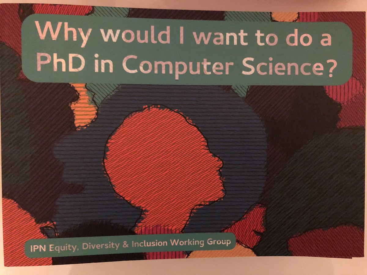 PhD in Computer Science doesn’t limit your career options to academia. @lynda_hardman and Hanna Schraffenberger have collected 21 stories of women having a PhD degree and shining in the industry. Contact @lynda_hardman if you would like to get a copy of this booklet.