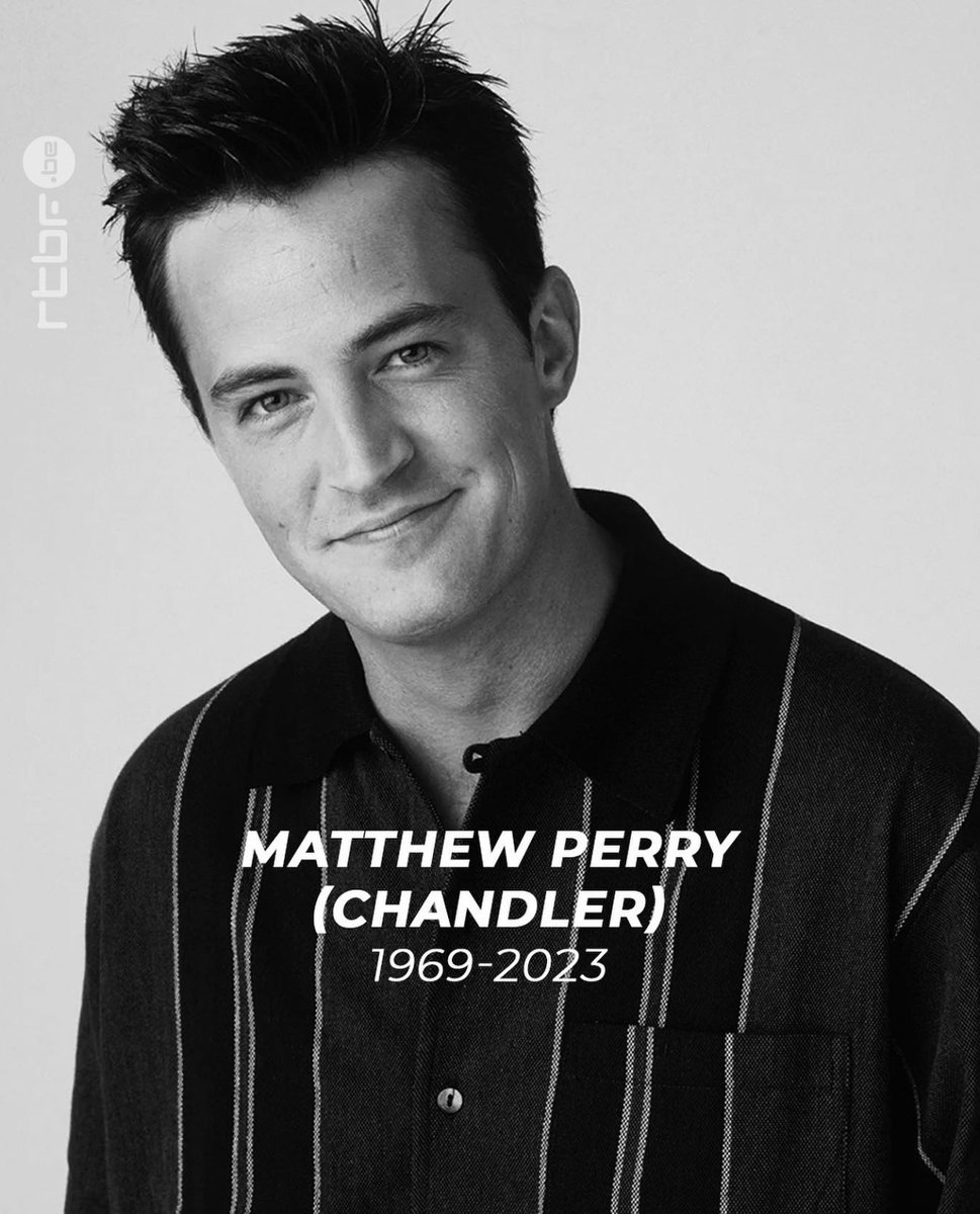 GFraikin's tweet photo. RIP Matthew Perry - you will be missed https://t.co/kWfKsfXhe1