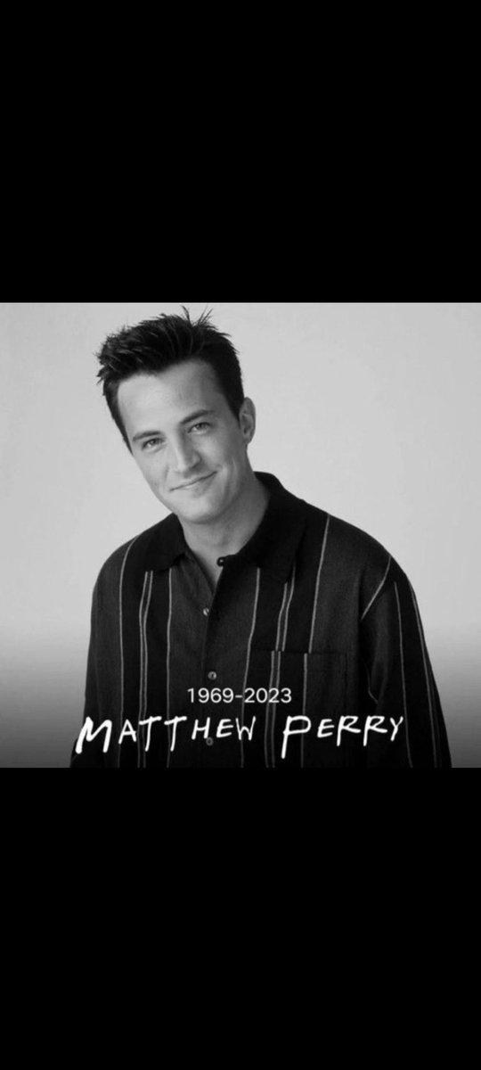 Rarely do celebrity deaths upset me but shocked to see this. American media reporting he died on an apparent drowning at his home, aged 54. #ChandlerBing #matthewperry