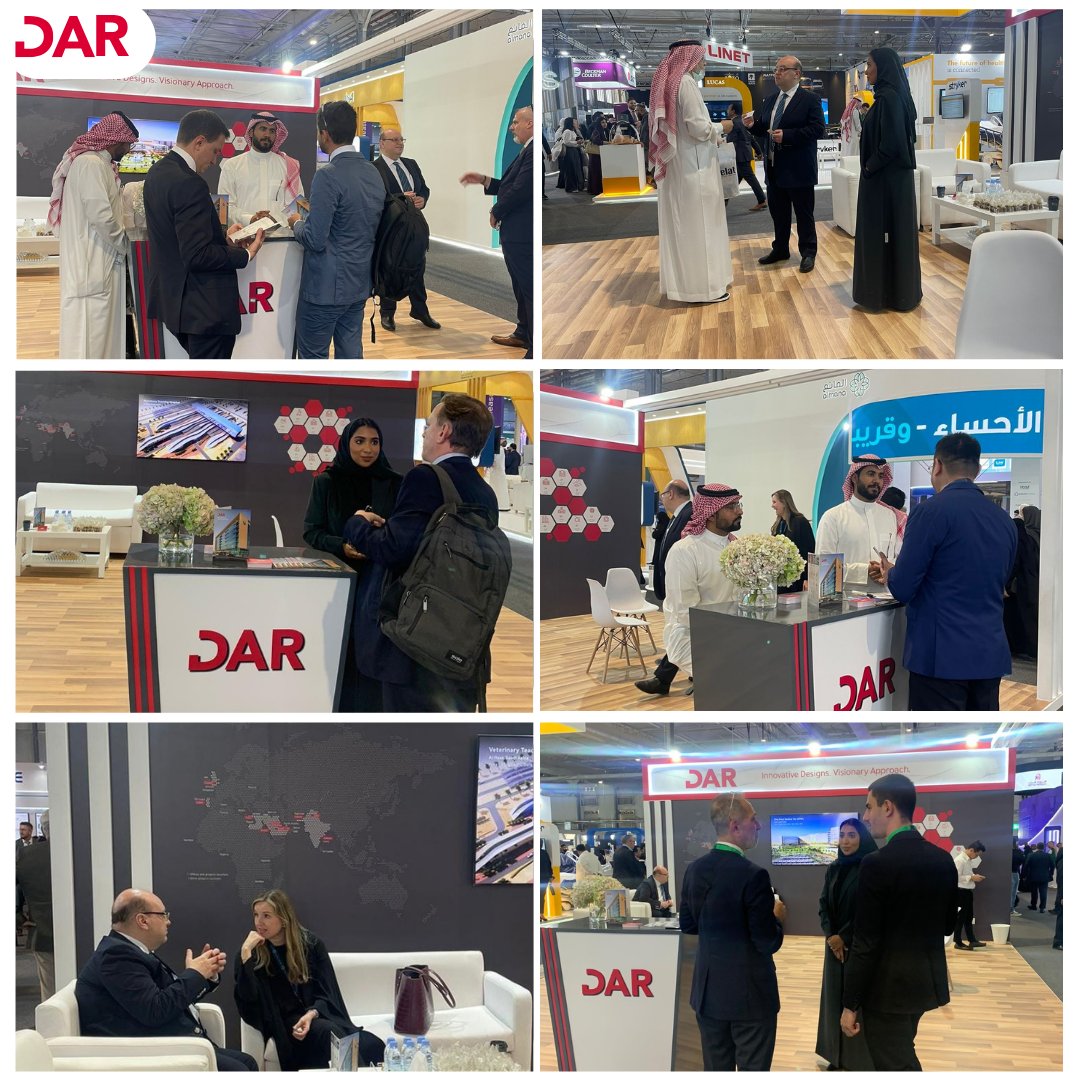 DarEngineering's tweet image. Global Health Exhibition is Now Open! Delighted to welcome you to our Booth no. (H1, K30) to meet our team and be in touch with our innovative solutions and latest healthcare facilities sustainable designs.

#DarEngineering #GlobalHealthExhibition #ConstructionEngineering