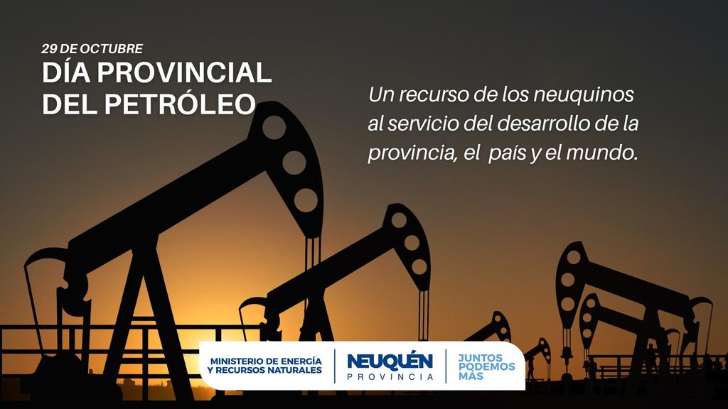 EnergiaNqn's tweet photo. 📅#DíaDeLPetróleo #Neuquén 
Homenajeamos a aquellos hombres que pusieron el hombro aquel 29 de Octubre de 1918, convencidos de la riqueza que se avizoraba. 
Saludamos a quienes hoy trabajan para poner este recurso al servicio del desarrollo de la provincia, del país y del mundo. https://t.co/1gsYSNFyfO