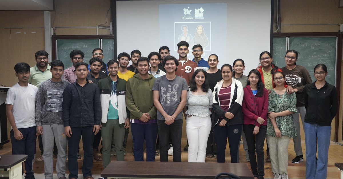 mesh_iitjammu's tweet photo. MESH Talk on "The Story of a Song ft. Taylor Swift" by Aryan & Shreyasi
~ 27 October, 2023
--
@mesh_iitjammu @IITJammu
#iitjammu #mesh #meshiitjammu
#music #taylorswift #erastour #business #industry @taylorswift13 #musicindustry #song #story #songmaking https://t.co/sR8wv2m70L