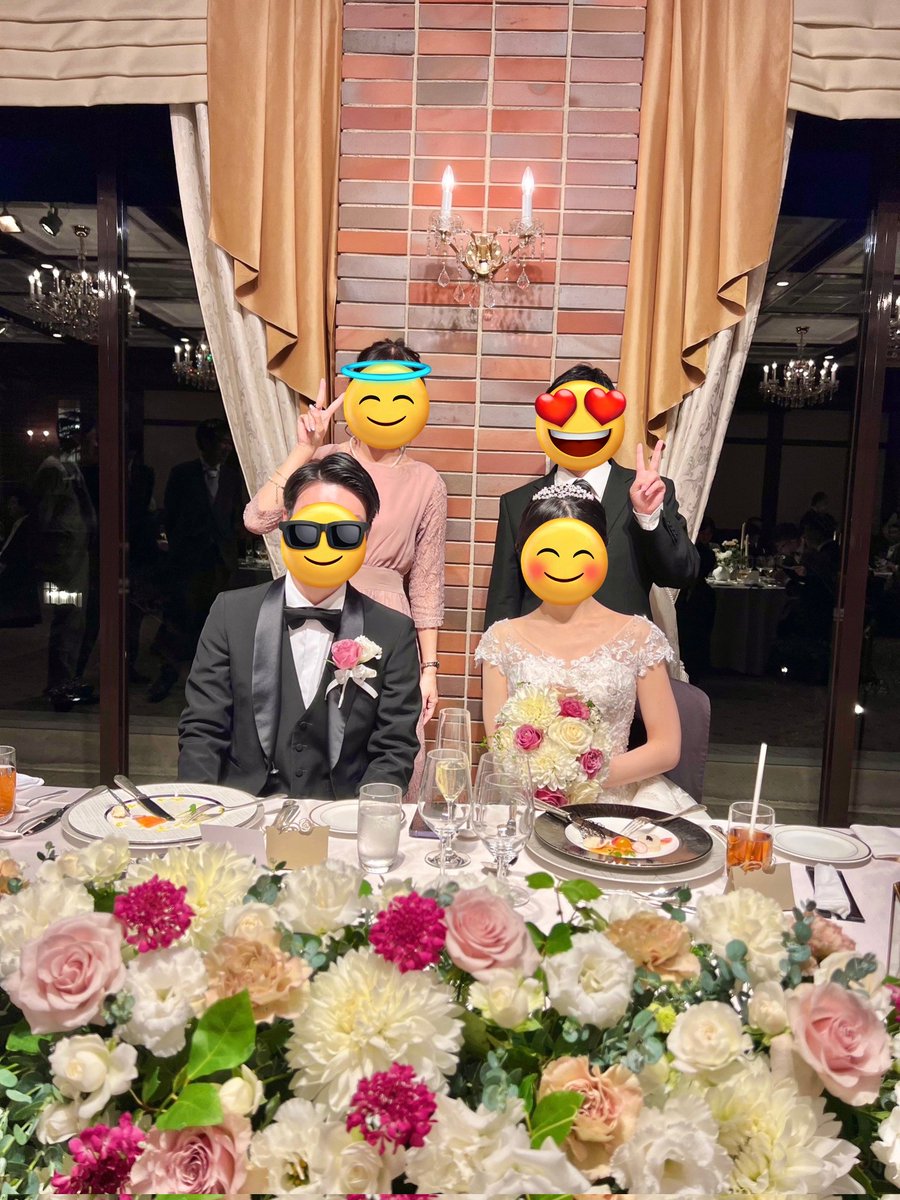 ra_shibao's tweet photo. 今日はマダミスで知り合ったお二人の結婚式・披露宴にご招待されたので行ってきました！！＼(^o^)／♪

ふたりとも素敵すぎて終始泣きそうになった…♥✩

まさか、自分が二人に誘ったマダミスで出会って結婚するなんて当時では考えられなかったなー……
大学も両家の挨拶場所もプロポーズ場所（こっちは旅行先）もお互い同じなので運命ってほんとにあるんだと感じてます…！
サプライズケーキbite、びっくりしたけど嬉しかった！！

マダミスつながりは自分たちだけだったので、同じ席の人と仲良くなれて��ごく楽しかった（笑）

改めてご結婚、おめでとうございます！！！♪

#マダミス婚
#マーダーミステリー
#ぺよん潤
