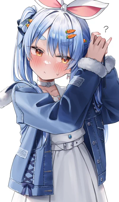 なかなかうまく結べないツインテールぺこーら #ぺこらーと