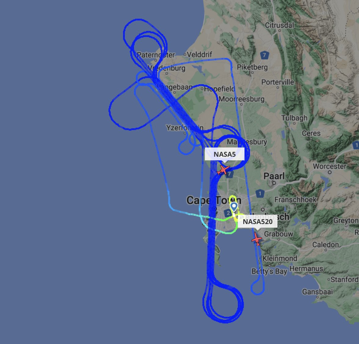 TheSnoopySnoop's tweet photo. #NASA5 &amp; #NASA520 airborne again today https://t.co/6FTzBdjk1b