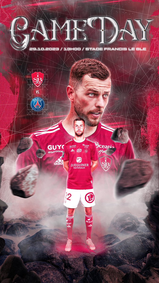 Match au sommet en <a href="/Ligue1UberEats/">Ligue1UberEats</a> pour le <a href="/SB29/">Stade Brestois 29</a> de Jérémy Le Douaron opposé au <a href="/PSG_inside/">Paris Saint-Germain</a> ! 👊⚔️

Go la #TeamPirates ! 🏴‍☠️🔴⚪️

🎨 Agence Omada
#SB29PSG