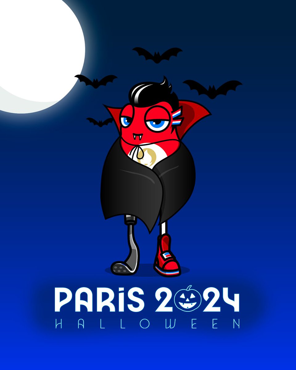 Paris 2024 (@paris2024) on Twitter photo Boo! 🕸️🎃
#Halloween mode activated for our mascots Boo! 🕸️🎃
#Halloween mode activated for our mascots