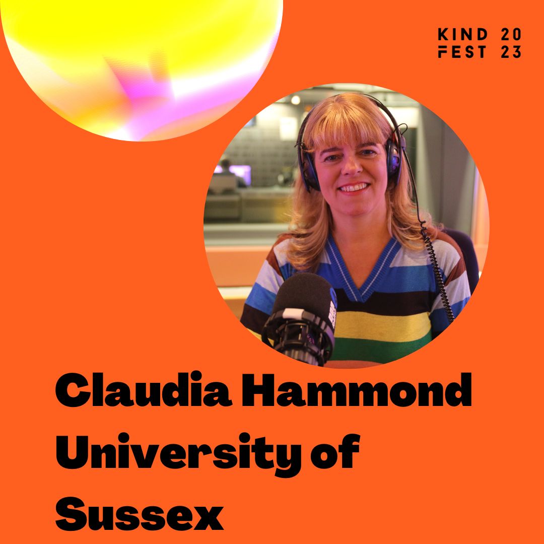 Claudia Hammond is Visiting Professor of the Public Understanding of Psychology at @SussexUni author of The Keys to Kindness, which won the People's Book Prize Special Achievement Award in 2023, and bestselling, The Art of Rest. And Live at #KindFest! @claudiahammond