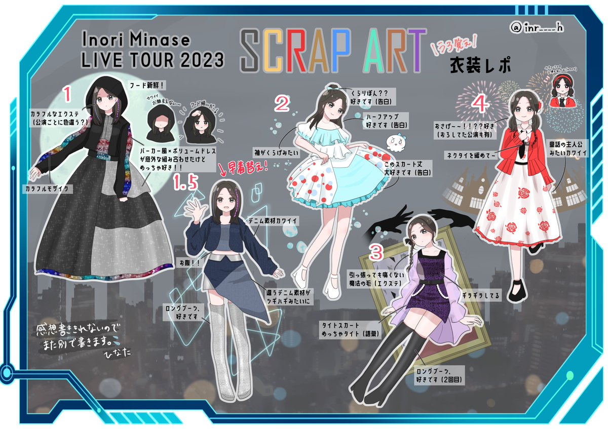 水瀬いのり/Inori Minase LIVE TOUR SCRAP ART Inori Minase LIVE TOUR SCRAP ART  水瀬いのり 水瀬いのり　SCRAP ART キャップ
