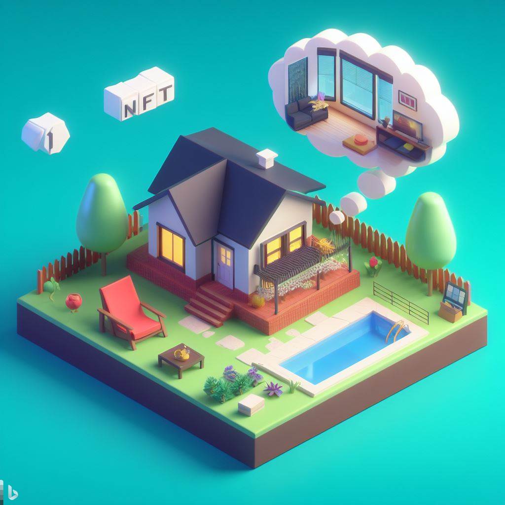 Aekonomisai's tweet photo. #NFTs in real estate are a game-changer. From authenticating property #ownership to showcasing one-of-a-kind virtual #estates, the future of housing might just be a click away. 
What's your #NFT dream home look like? 🌆 #ShibaInu #SaturdayVibes #HaddadMaia #GoodSunday #FiveNight https://t.co/OTE9V9kKac