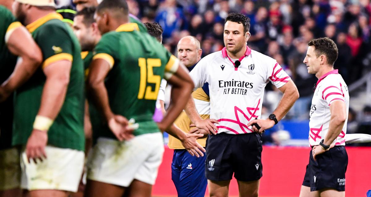 catourneovale's tweet photo. 🏉 Isabelle Ithurburu : "On est tous d’accord sur le fait que l’arbitrage a été incohérent sur l’ensemble de la CDM.
World Rugby avait expressément demandé à limiter les ralentis. C’était illisible pour le téléspectateur."
Exactement, merci aux génies de WR 🫣
#NZLvRSA #RWC2023 https://t.co/z2d5Wzdgpw