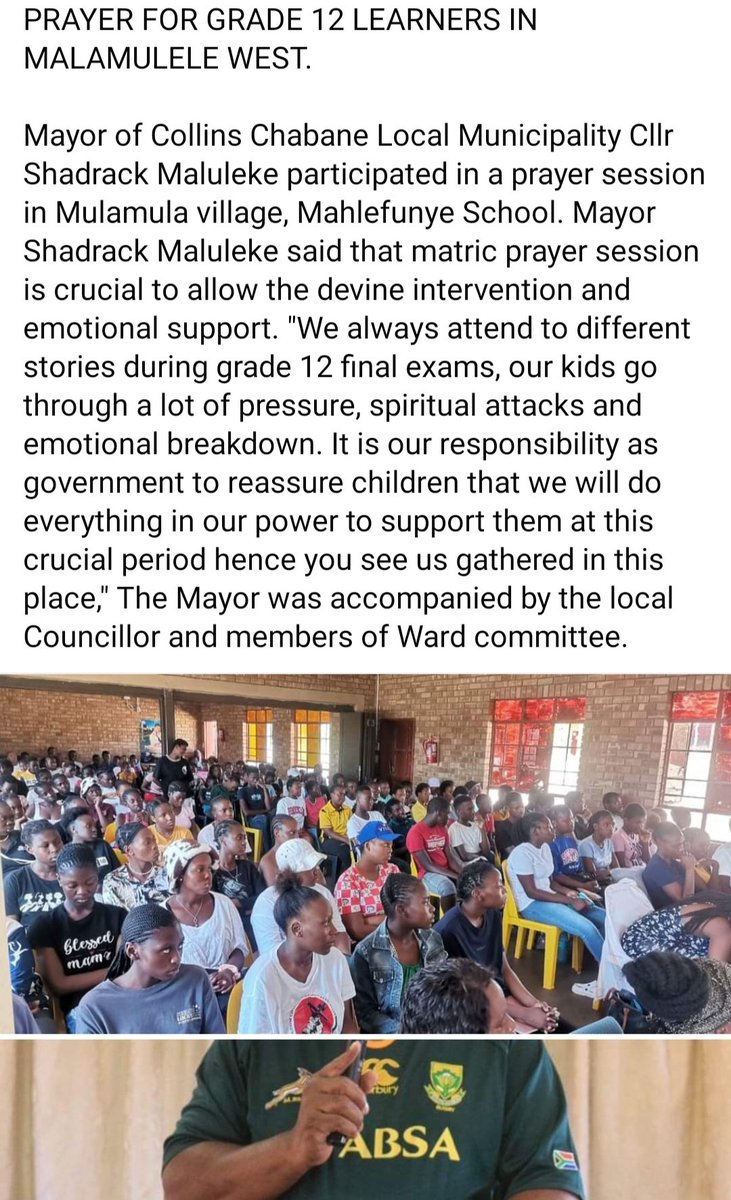 Collins Chabane Local Municipality tweet media