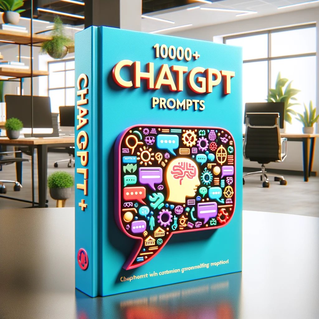 mhdfaran's tweet photo. People are making $10,000/mo with ChatGPT

99% still don’t know how to use it

So I built "1000+ GPT-4 Prompts" for you.

You will get:

➡️10+ Chapters
➡️1000+ Prompts
➡️1000+ New AI Tools

Normally I charge $49

But for 24 hours, it's 100% FREE!

To get it,

1️⃣Like
2️⃣Reply "AI"
3️⃣Retweet
4️⃣Follow (so that I can DM)
5️⃣Subscribe to my newsletter ⤵️
https://t.co/vQ60TzNmuz