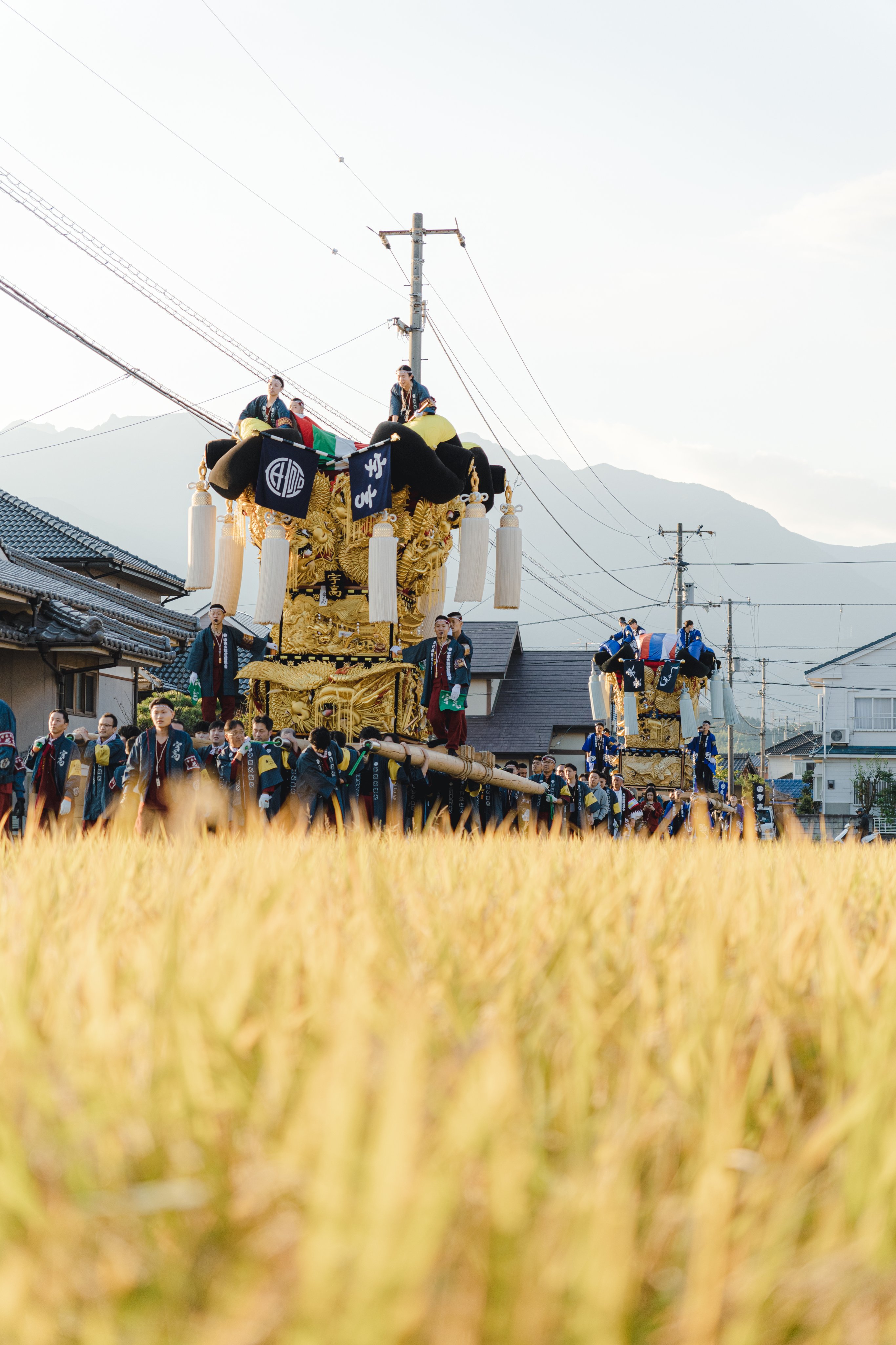 【かほぱ】太鼓台　オーダー仕様 春日神社秋季例大祭】旗岡太鼓台VS東中太鼓台 2025年10月2日（木