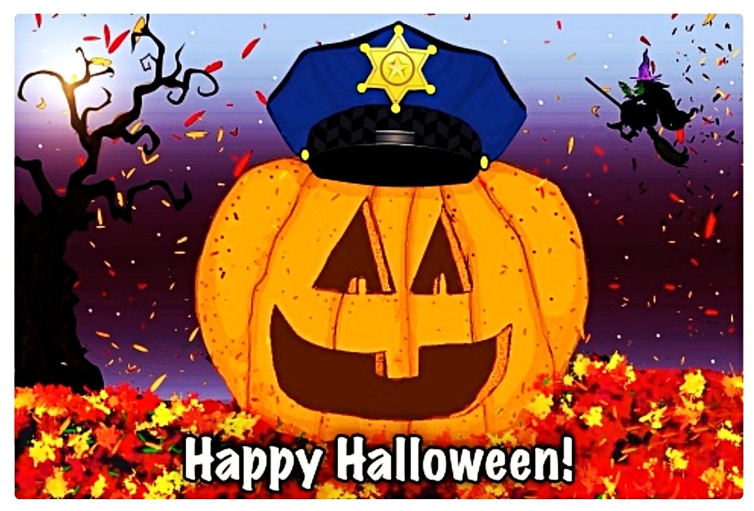 Stay safe and thank you. #Halloween2023 #policelivesmatter