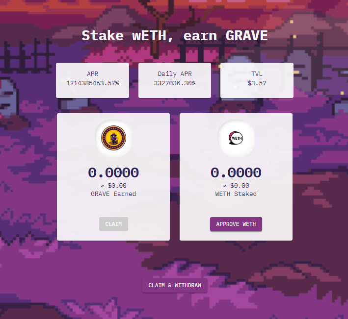 TombStoneFi's tweet photo. The haunted yields are going to be completely insane 🪦🎃

You can pre-stake now on our Dapp👻

➡️https://t.co/7eeWTHl8yW

#tombfork #BaseGem #basetoken #ETH #BaseChain $USDbC $ETH $GRAVE https://t.co/PyBigCN2YL