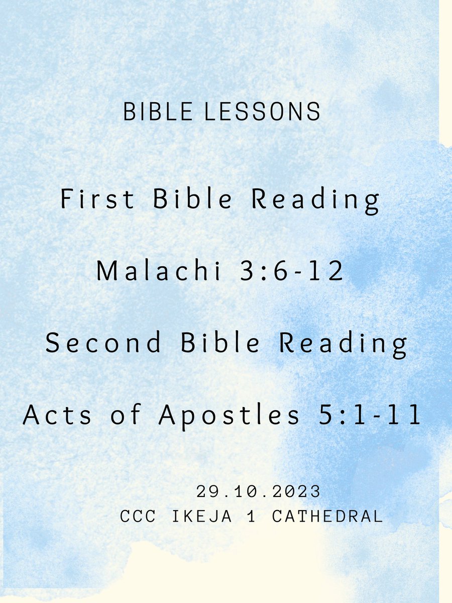 CCCIkeja1's tweet photo. The bible readings for the Thanksgiving Service #harvestofopendoors #unityfamily #cccworldwide https://t.co/mqIUtXXt1z