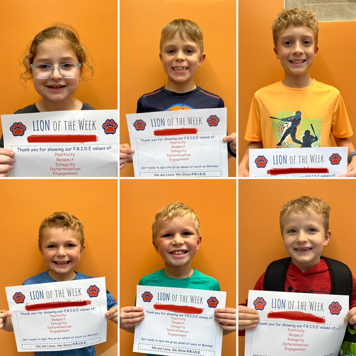 Lions of the week! 💙🧡🦁 #WeAreLincolnD205
#weared205