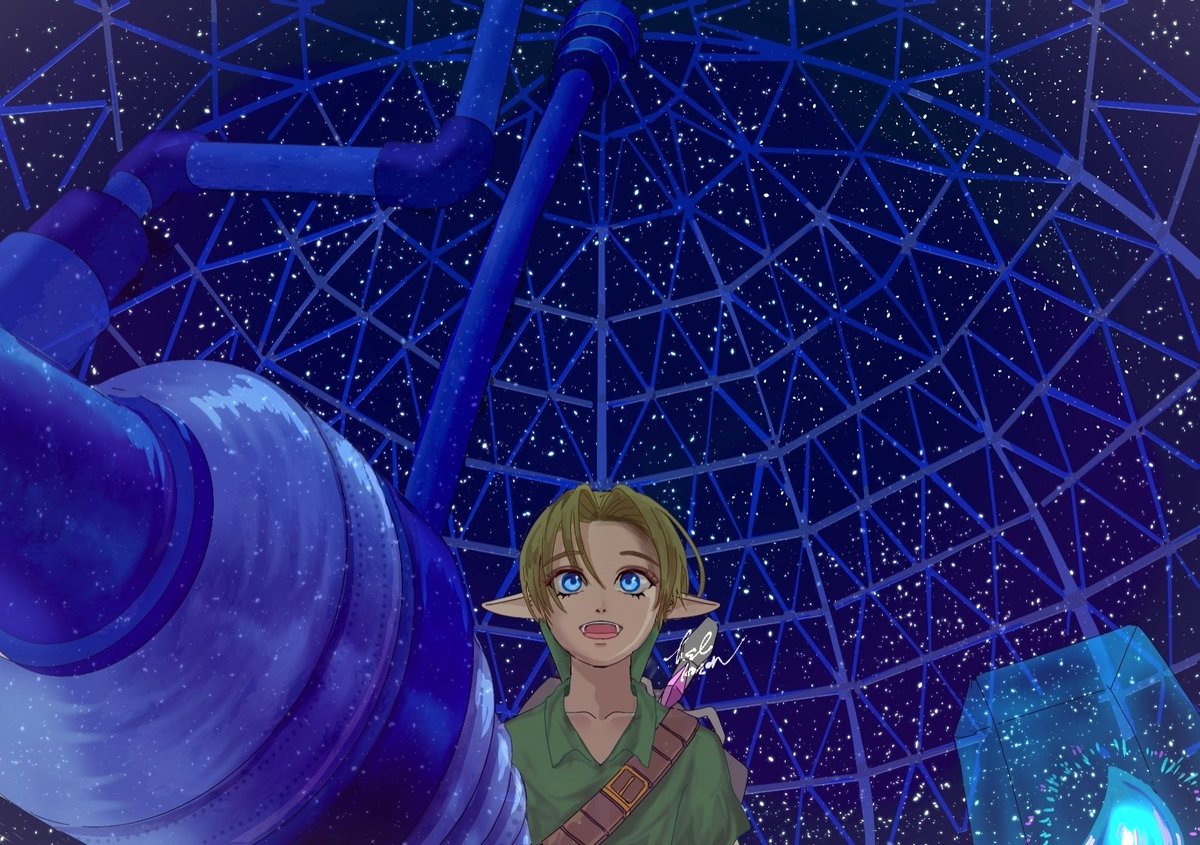 day28 sparkle 天文台 ここ大好きです
#linktober2023 #linktober #Zelda #majorasmask #ムジュラの仮面