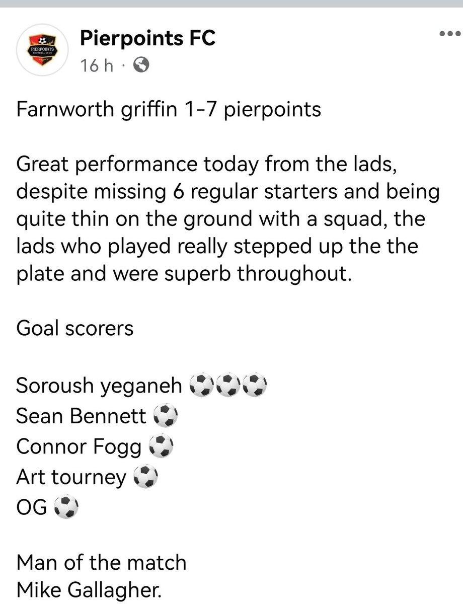 Pierpoints FC (@pierpointsfc) on Twitter photo 