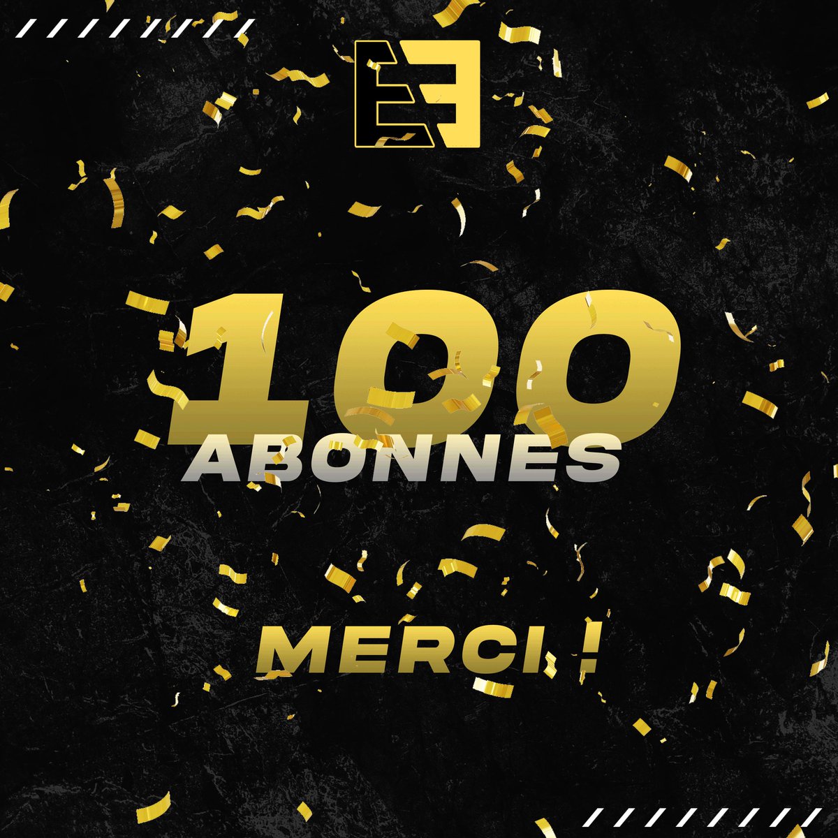 ExodeFamily's tweet photo. La barre 🕸️des 100🕸️abonnés a été atteinte !
Un grand merci à tous ! Ce n’est que le début d’une grand ascension 🙌
#ExodeFamily🟡⚫️ 🎃 https://t.co/yS8A5KGxNb