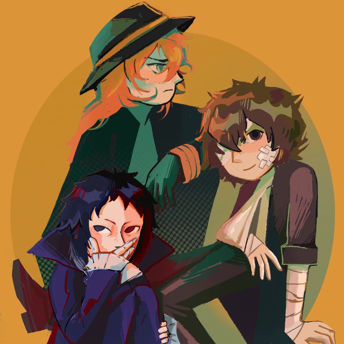 SodaOda1's tweet photo. Best port mafia boys 🥰 #BSD #bsdart https://t.co/xkRFbc8lUP
