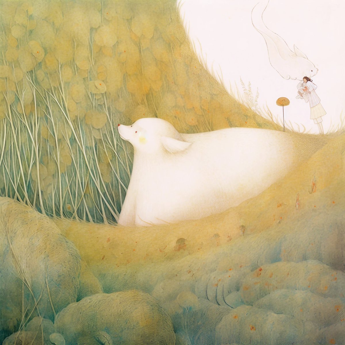 弓丘
Bow-shaped hill
NJ / AIart