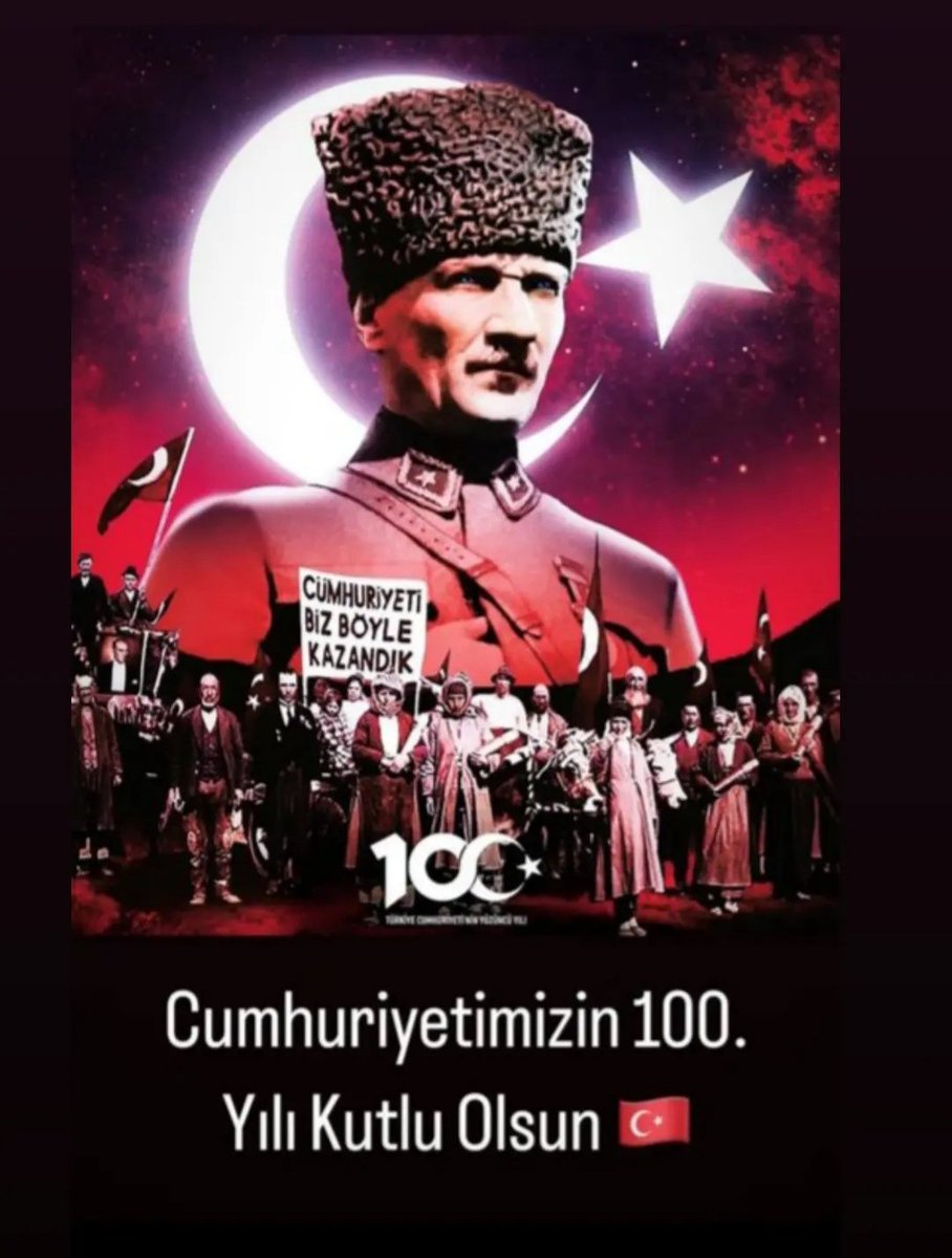 Şerefli Türk milletine Cumhuriyet yakışır 🇹🇷🇹🇷🇹🇷
