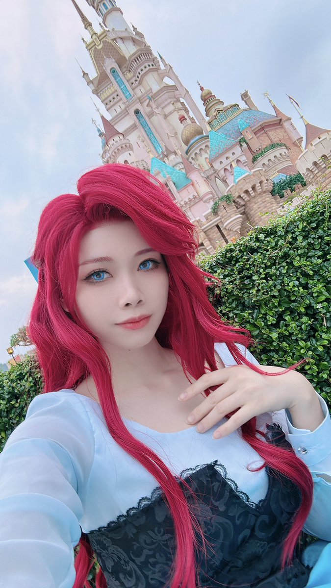 Yoruiii14's tweet photo. 一日在逃公主～👑
#disney  #princess #Ariel #TheLittleMermaid #HongKong https://t.co/s3tsefLrZg