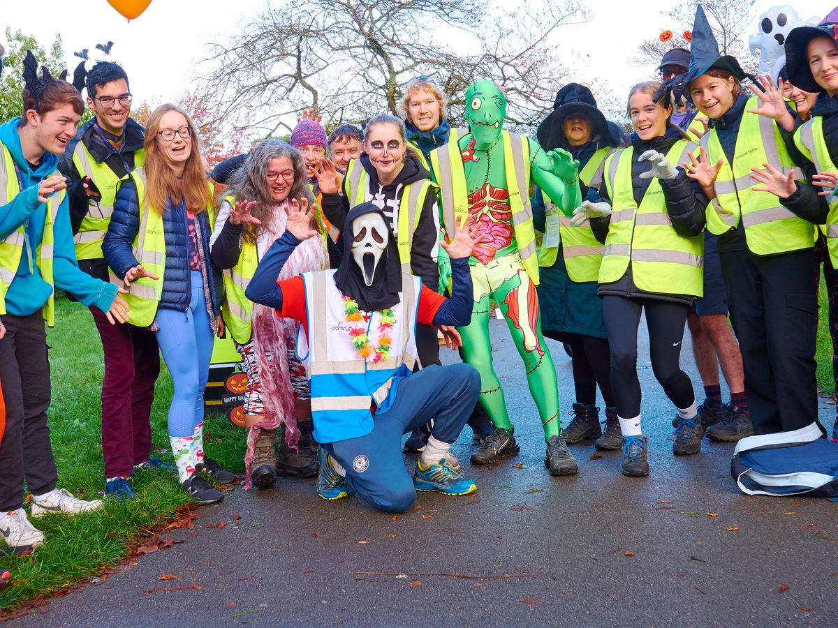 What can possibly go wrong at Florence Park junior!! Don't know whether I should just SCREAM!! 👻🎃🧙‍♀️<a href="/FlorenceParkjpr/">Florence Park junior parkrun</a> #loveparkrun