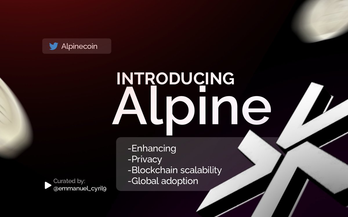 Emmanuel_cyril9's tweet photo. Several Layer twoโs have tried to solve the blockchain trilemma; scalability, decentralization andโฆ
Let me introduce you to a layer two that has solved all this problems and also enhances increased global adoption.
Open thread to find outโฆ ๐งต
#Alpinecoin https://t.co/vb286CtQjA