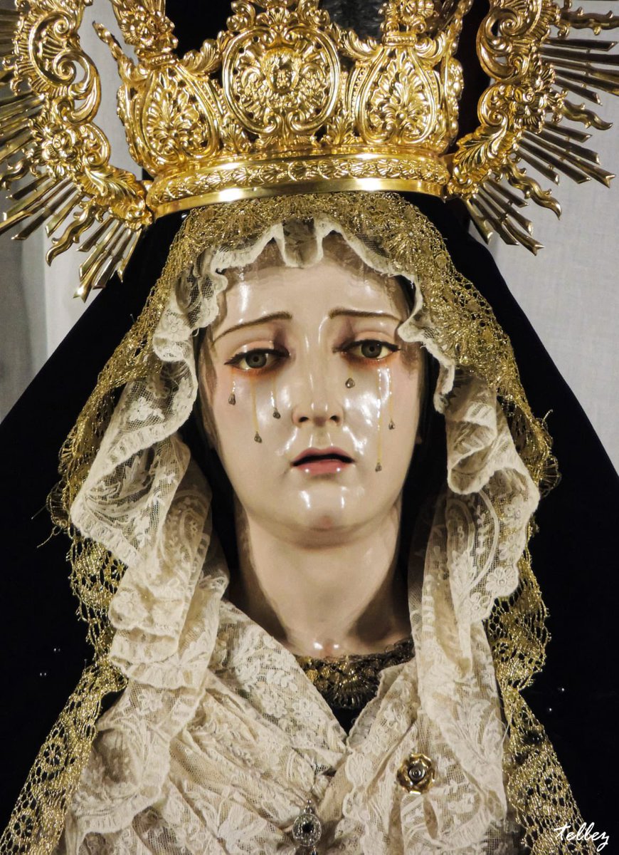 María Santísima del Rosario vestida para la conmemoración de todos los Fieles Difuntos.
📸 Jose Manuel Fernández Téllez.