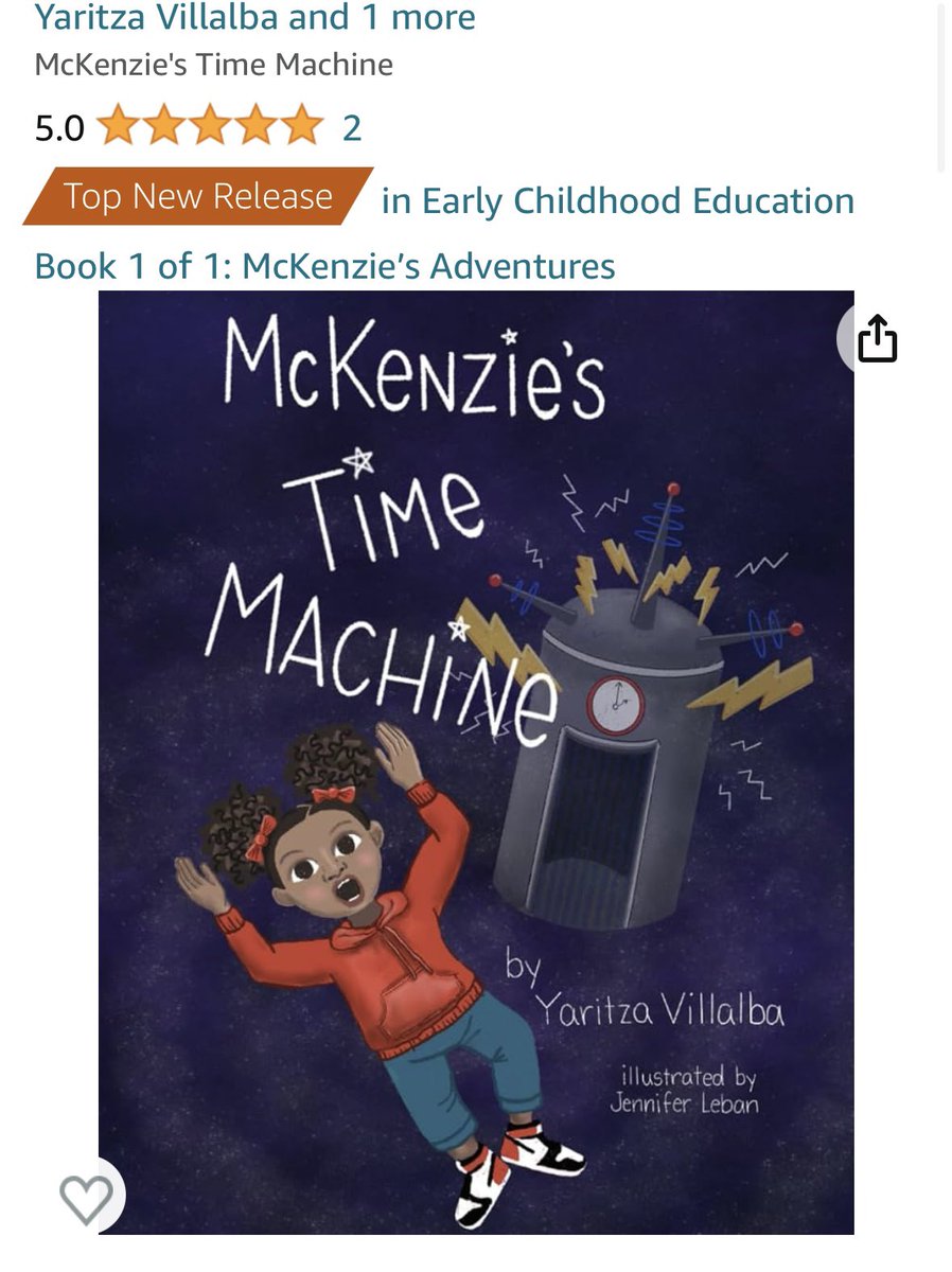 Yaritza Villalba 🇵🇦 (@yaritzav_) on Twitter photo Because of the amazing support from this community, my children’s book- “McKenzie’s Time Machine” is now the:
TOP NEW RELEASE in Early Childhood Education 🎉
📚Grab your copy today: a.co/d/hVfNnFu
⭐️Submit a review 🫶🏾
<a href="/socialstudiestx/">SocialStudiesTx</a> <a href="/WalterDGreason/">Walter Greason</a> Because of the amazing support from this community, my children’s book- “McKenzie’s Time Machine” is now the:
TOP NEW RELEASE in Early Childhood Education 🎉
📚Grab your copy today: a.co/d/hVfNnFu
⭐️Submit a review 🫶🏾
<a href="/socialstudiestx/">SocialStudiesTx</a> <a href="/WalterDGreason/">Walter Greason</a>