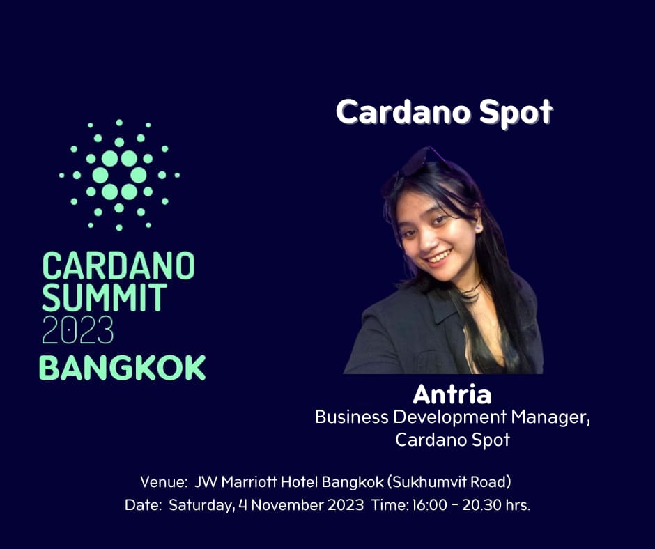 BreakPoolTH's tweet image. ชุมชนประเทศไทย พร้อม! 🇹🇭 ☺️🥳
พบกันวันเสาร์ที่ 4 พฤศจิกายนนี้ ที่โรงแรม JW Marriott Hotel Bangkok ถนนสุขุมวิท ค่ะ ท่านที่ลงทะเบียนไม่ทันคอมเม้นท์หรือ DM มานะคะ
.
Cardano Summit 2023 เวทีใหญ่อยู่ที่ Dubai วันที่ 2-4 พฤศจิกายน สามารถชมงานทาง online ได้ค่า 🥳
#CardanoSummit2023