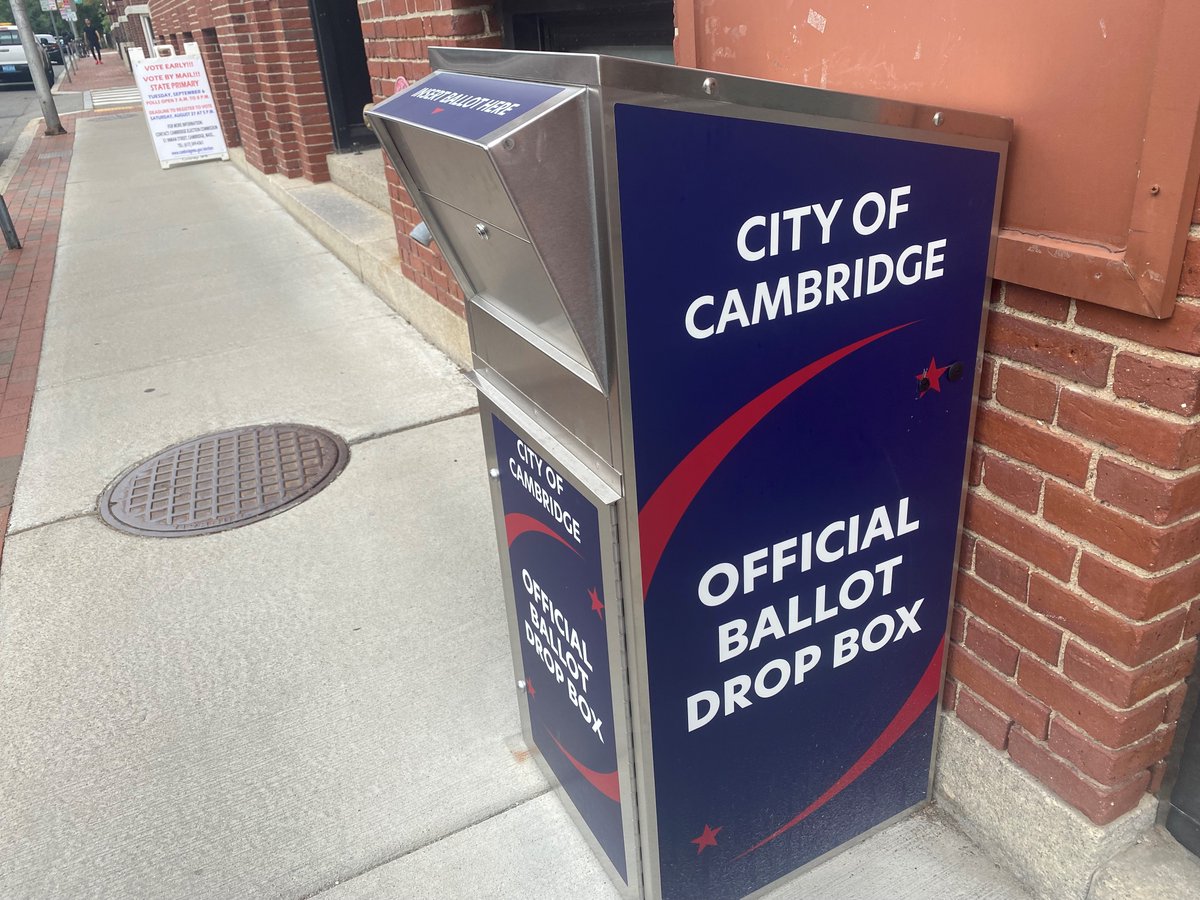 Not sure where to bring you ballot? Click the link to see all the official ballot drop box locations: camb.ma/3s8dX63