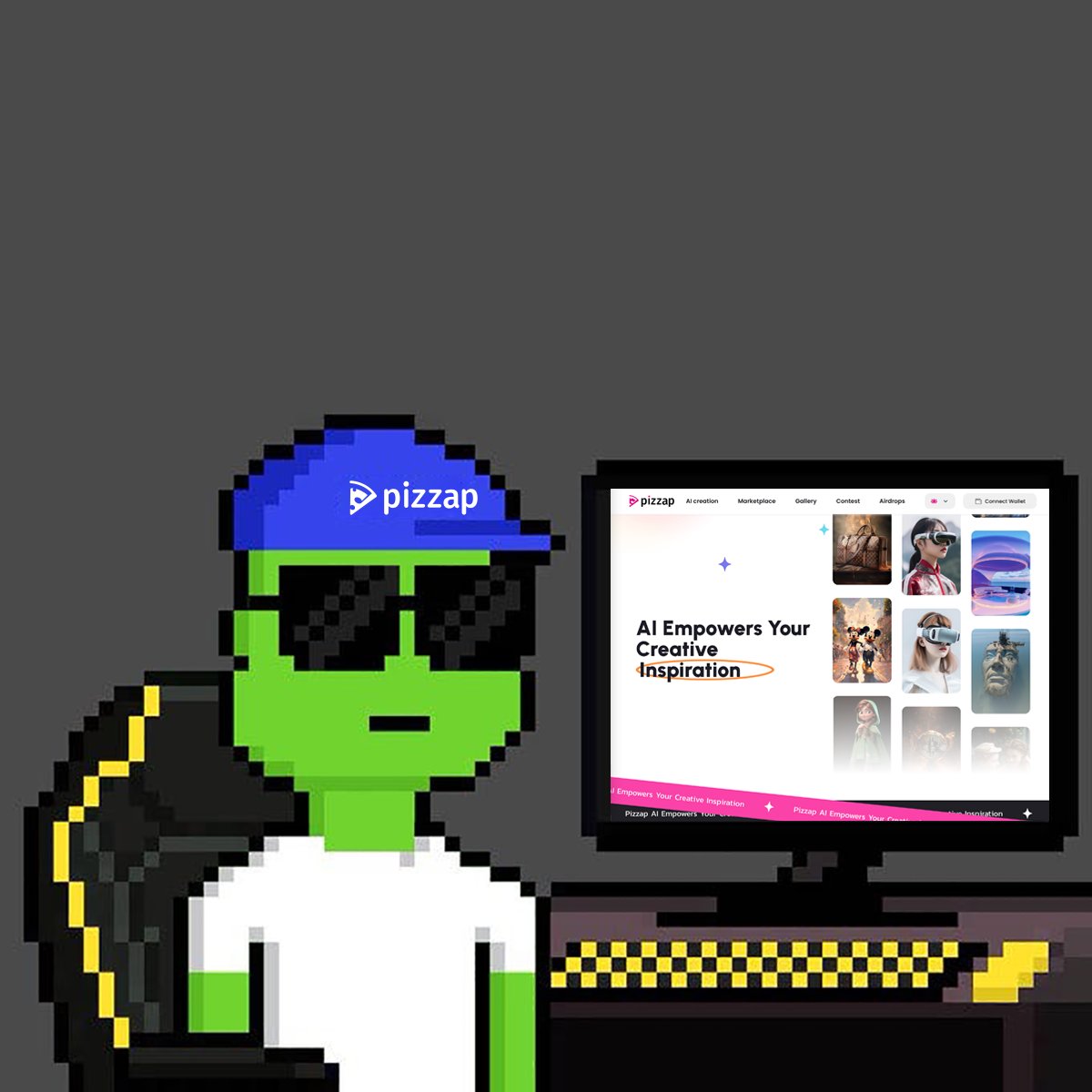 memehack_io's tweet photo. #Pizzap #AI creation is a movement that
📽️harnesses the power of AI to amplify the creativity of #digitalartists
🎙️values artistic integrity and ownership through #blockchain
📺has birthed #AIWORK and #PAISPACE, inviting enthusiasts to explore the possibilities of #AIArt https://t.co/cTrXW9WqzR