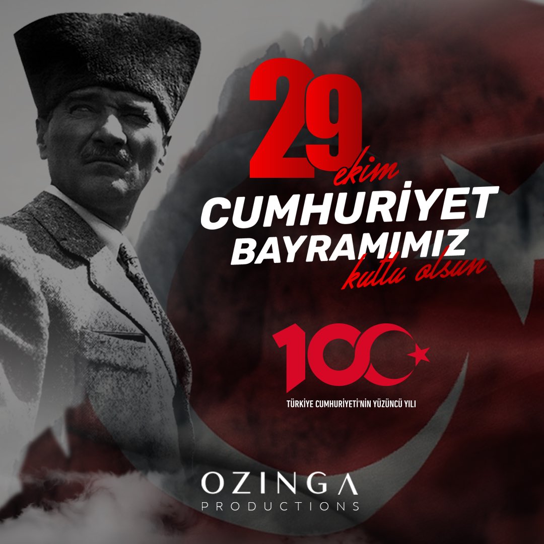 29 Ekim Cumhuriyet Bayramımız Kutlu Olsun! 🇹🇷