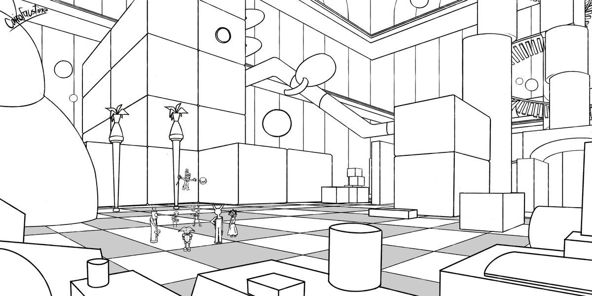 CairoFaustine's tweet image. Haven't seen anyone done background focus background yet, so here (Wip) #TheAmazingDigitalCircus #theamazingdigitalcircusfanart