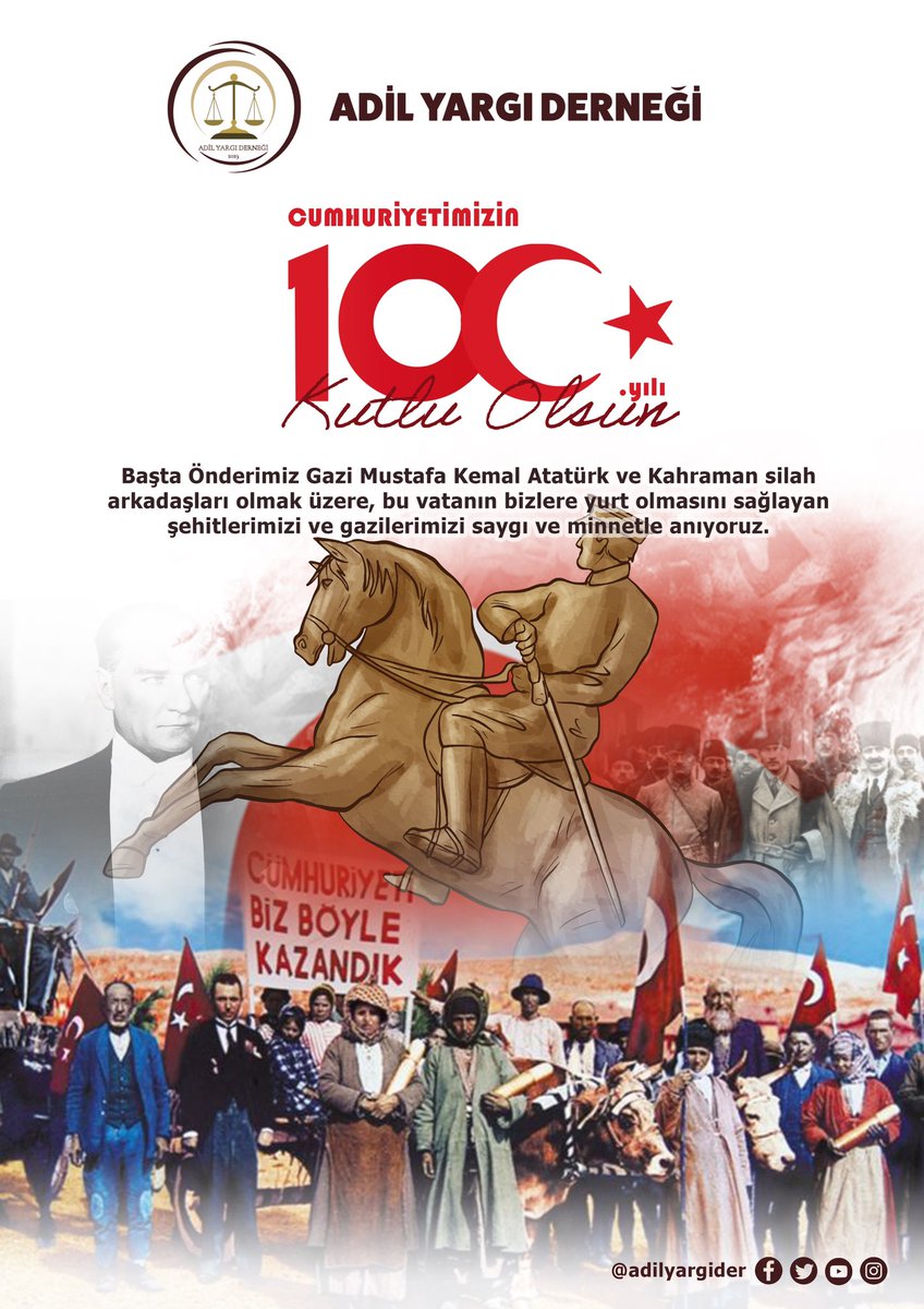Cumhuriyetimizin 100. Yılı Kutlu Olsun.