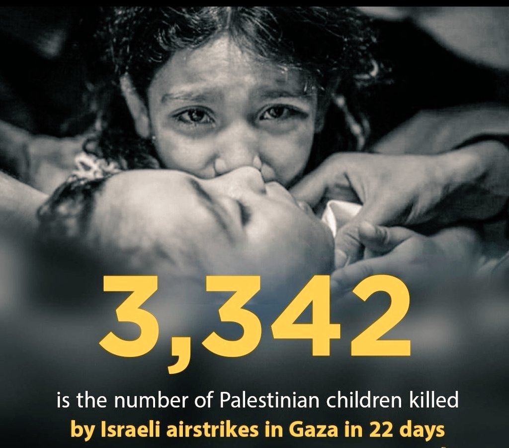 ramiaalibrahim's tweet photo. Israel has killed 3,342 children so far
🖤 https://t.co/hiYmrwD2Gx