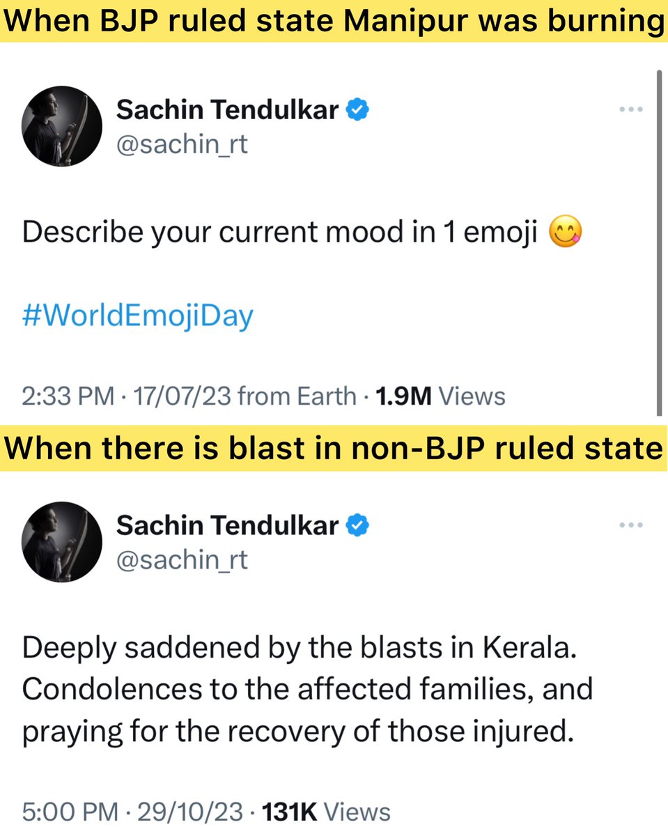 yippeekiyay_dk's tweet photo. Two shades of Sachin Tendulkar https://t.co/3vGY9d7LSw
