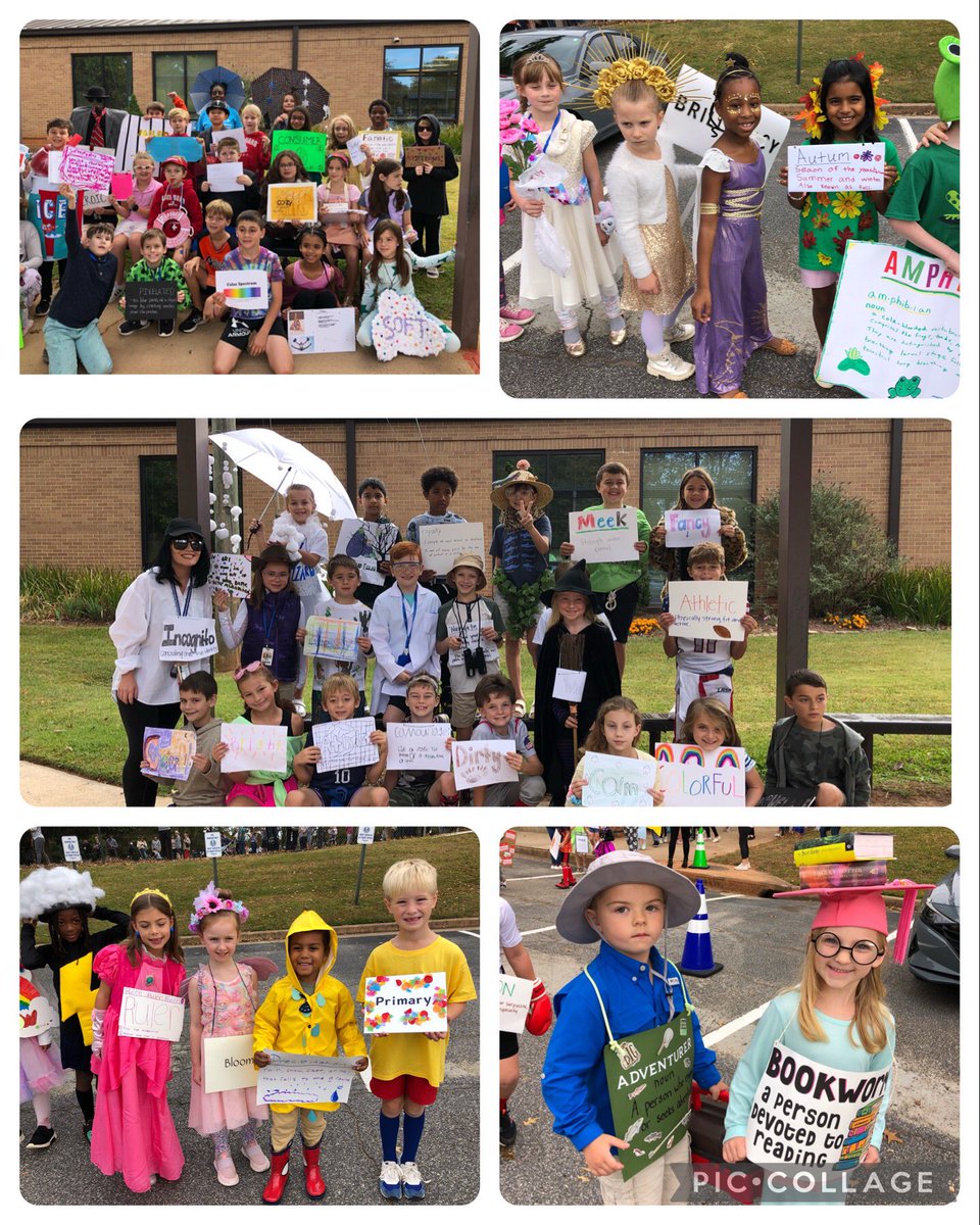 Students and teachers at Crabapple Crossing turned vocabulary instruction into a parade of words! @dr_cheatham @CrabappleColts @mremoryrawlings @havensCCES