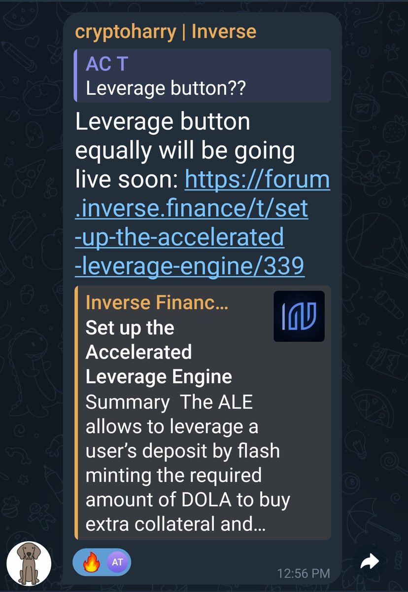 $sfrax as collateral coming to <a href="/InverseFinance/">Inverse</a> with leverage button! 👀